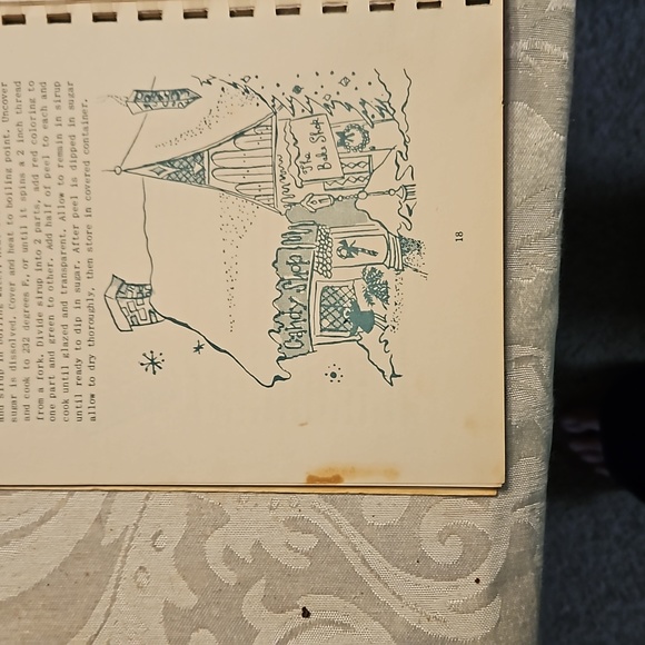 1955 Christmas Greetings Cookbook Vintage - Picture 5 of 10